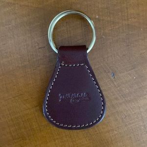 TRAFALGAR BROWN LEATHER KEY CHAIN